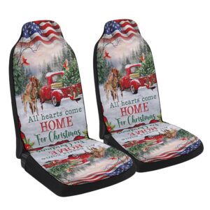 Christmas all hearts come home Seat Cover…