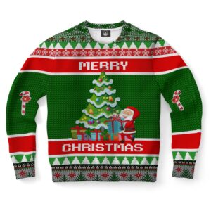 Christmas tree Santa Ugly Christmas Sweater, Christmas&hellip;
