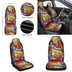 Coqui Frog Three Kings Christmas Puerto Rico Seat Cover Cars Christmas Car Seat Cover Car Seat Cover 2 bj2jf7.jpg