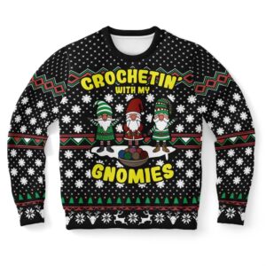 Crochetin’ with my Gnomies Ugly Christmas Sweater,&hellip;