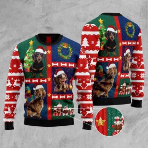 Cute Dachshund Ugly Christmas Sweater, Christmas Sweater,&hellip;