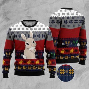 Cute Rabbit Ugly Christmas Sweater, Christmas Sweater,&hellip;