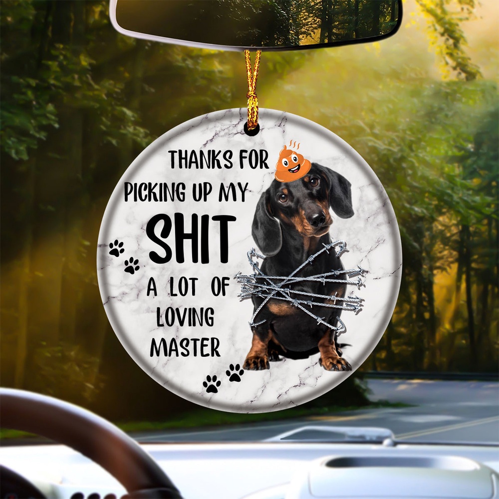 Dachshund 2 A Lot Of Loving Master Ornament, Christmas Ornament, Dog Ornament, Xmas Dog Ornaments Dachshund 2 A Lot Of Loving Master Ornament, Christmas Ornament, Dog Ornament, Xmas Dog Ornaments