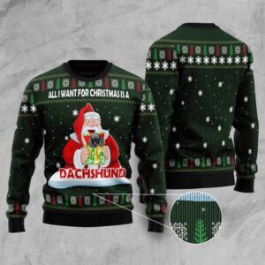 Dachshund Gift Ugly Christmas Sweater, Christmas Sweater,&hellip;