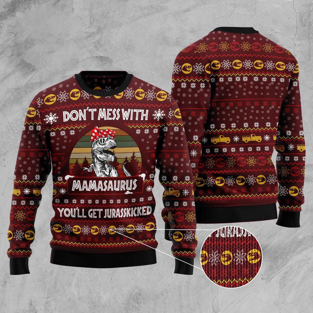 Dinosaur Mom Ugly Christmas Sweater, Christmas Sweater, Ugly Sweater, Funny Xmas Sweaters Dinosaur Mom Ugly Christmas Sweater, Christmas Sweater, Ugly Sweater, Funny Xmas Sweaters