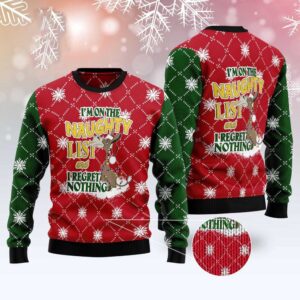 Donkey Naughty List Ugly Christmas Sweater, Christmas&hellip;