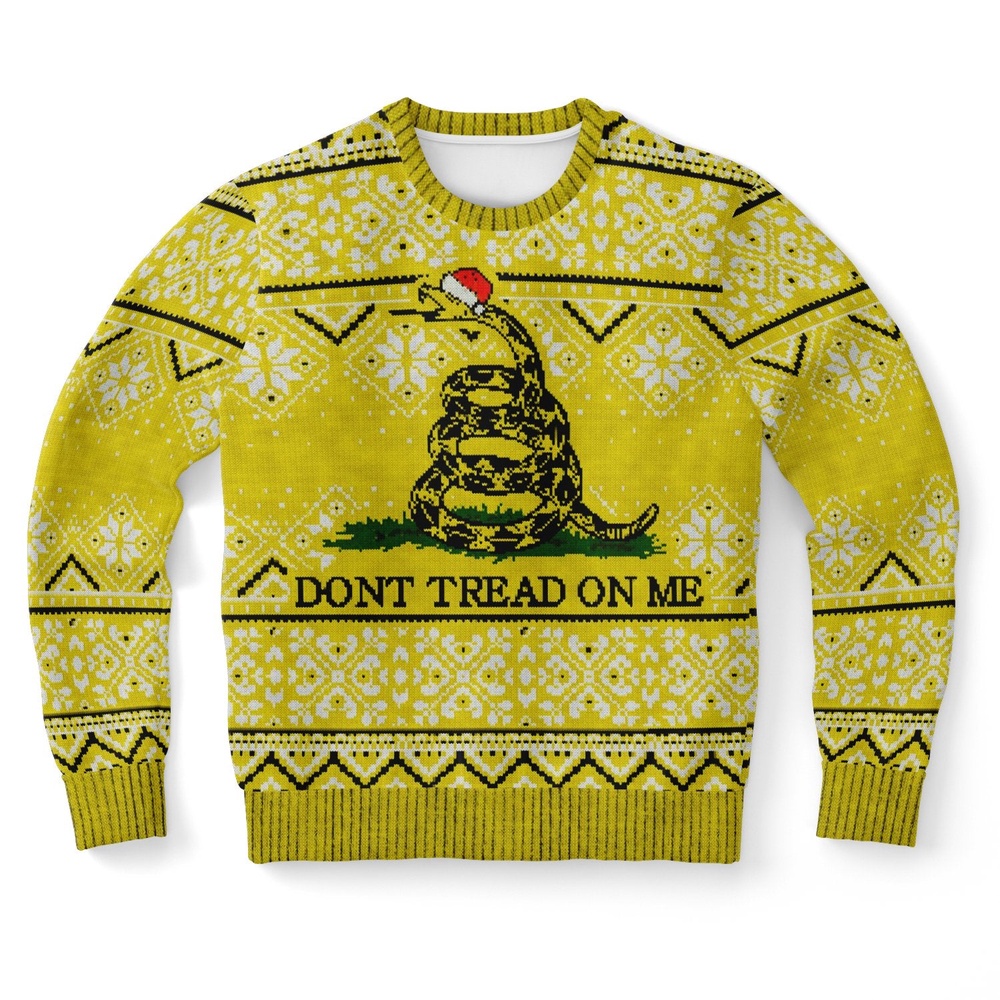 Dont Tread On Me Ugly Christmas Sweater, Christmas Sweater, Ugly Sweater, Funny Xmas Sweaters