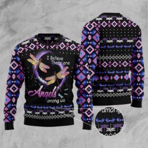 Dragonfly Angels Ugly Christmas Sweater, Christmas Sweater,&hellip;