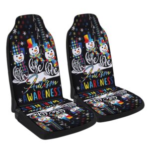 Faith Hope Love Autism Awareness Snowman Christmas…