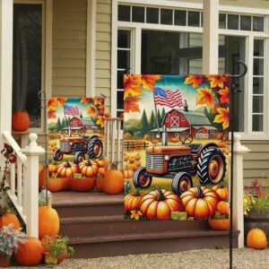 Fall Flag Fall Farm Tractor Pumpkins Flag Halloween Flag Halloween Garden Flags Halloween House Flags 3 edxtqe.jpg