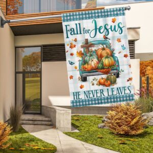 Fall Flag Fall For Jesus He Never Leaves Pumpkins Truck Thanksgiving Halloween Flag Halloween Flag Halloween Garden Flags Halloween House Flags 4 u8epzx.jpg