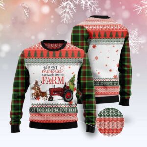 Farm Best Memories Ugly Christmas Sweater, Christmas&hellip;