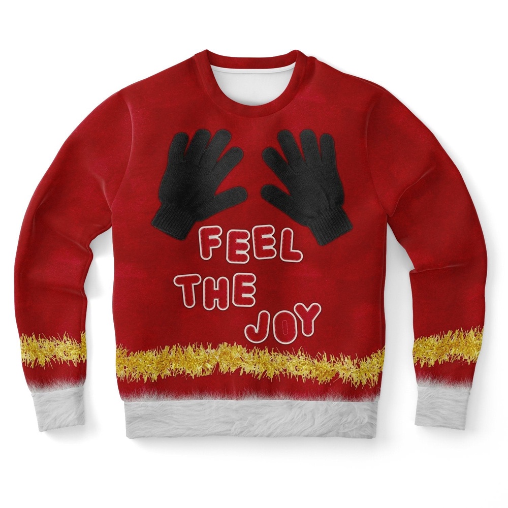 Feel the Joy Ugly Christmas Sweater, Christmas Sweater, Ugly Sweater, Funny Xmas Sweaters Feel the Joy Ugly Christmas Sweater, Christmas Sweater, Ugly Sweater, Funny Xmas Sweaters