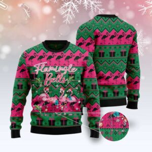 Flamingle Bells Ugly Christmas Sweater, Christmas Sweater,&hellip;