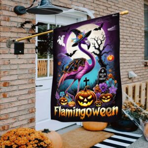 Flamingo Halloween Flamingoween Flag Halloween Flag Halloween Garden Flags Halloween House Flags 2 xmff9h.jpg