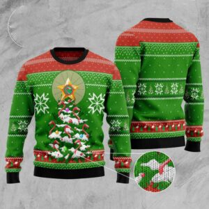 Flamingo Pine Tree Ugly Christmas Sweater, Xmas&hellip;
