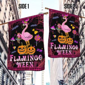 Flamingoween Trick Treat Halloween Flag Halloween Flag Halloween Garden Flags Halloween House Flags 3 ycbtvi.jpg