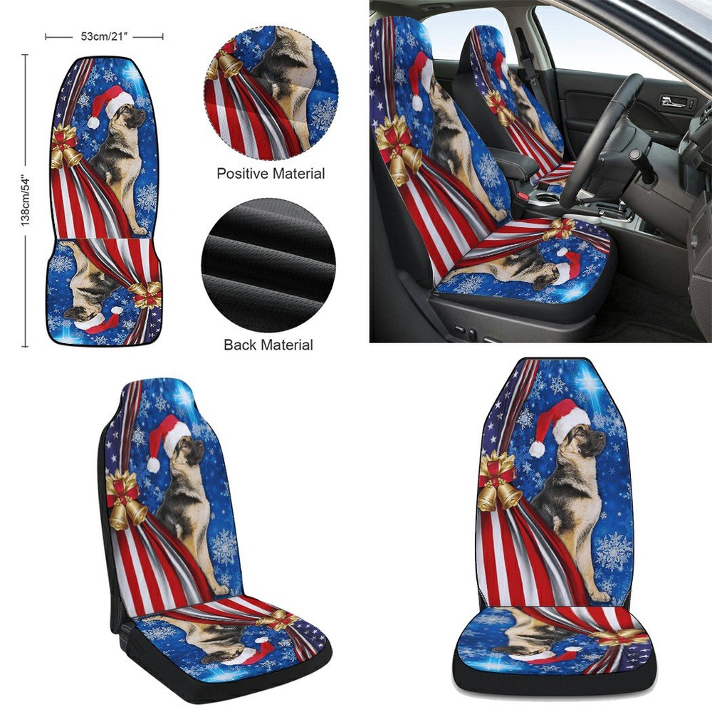 German Shepherd Christmas Seat Cover Cars, Christmas Car Seat Cover, Car Seat Cover German Shepherd Christmas Seat Cover Cars, Christmas Car Seat Cover, Car Seat Cover
