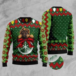 German Shepherd Christmas Ugly Christmas Sweater, Christmas…