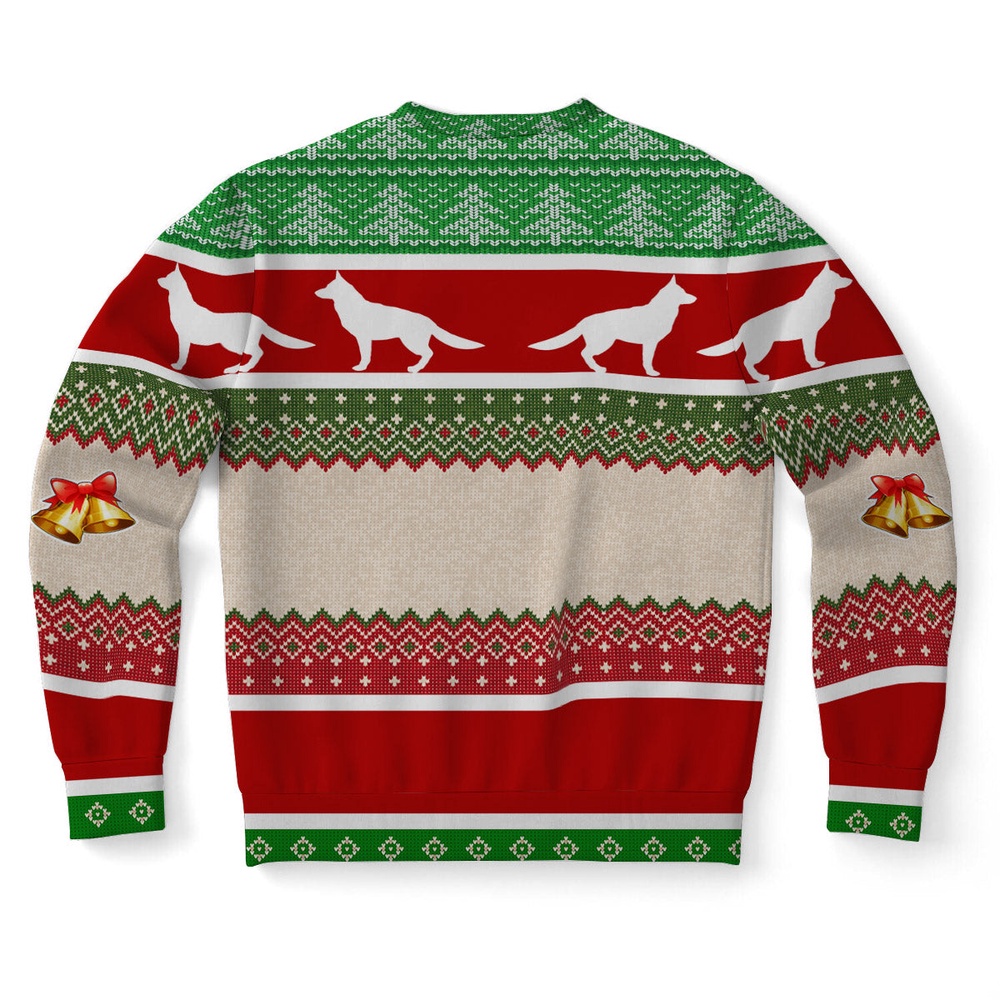 German Shepherd Dog Ugly Christmas Sweater, Christmas Sweater, Ugly Sweater, Funny Xmas Sweaters