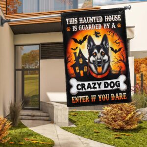 German Shepherd Halloween This Haunted House Is Guarded By A Crazy Dog Enter Flag Halloween Flag Halloween Garden Flags Halloween House Flags 2 slmr6a.jpg