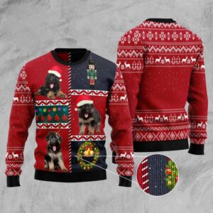 German Shepherd Vintage Ugly Christmas Sweater, Christmas…