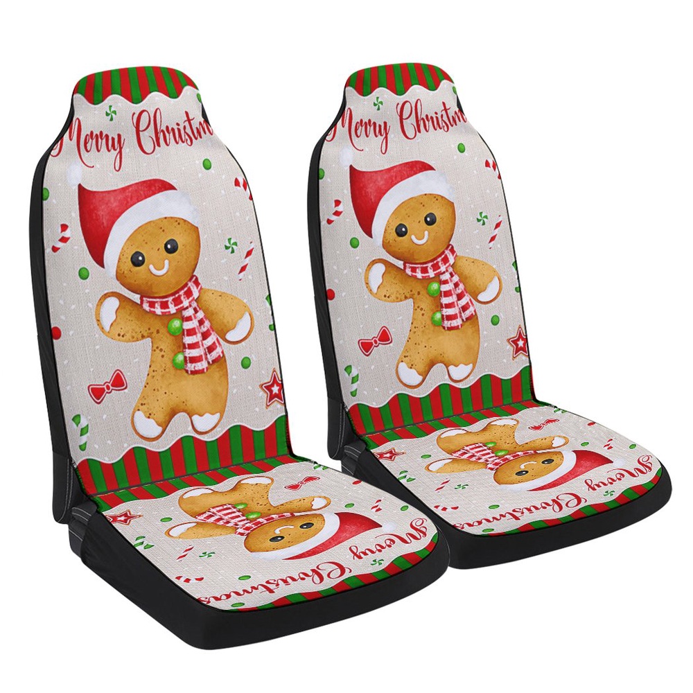 Gingerbread Man Christmas Seat Cover Cars, Christmas Car Seat Cover, Car Seat Cover Gingerbread Man Christmas Seat Cover Cars, Christmas Car Seat Cover, Car Seat Cover