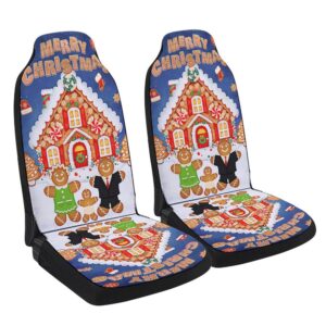 Gingerbread Merry Christmas Seat Cover Cars, Christmas…