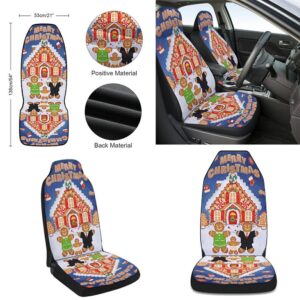 Gingerbread Merry Christmas Seat Cover Cars Christmas Car Seat Cover Car Seat Cover 2 hamjsk.jpg