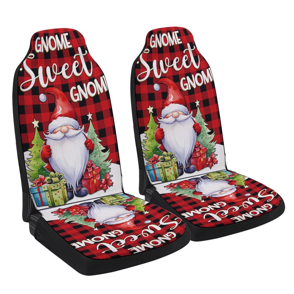 Gnome Sweet Gnome Christmas Seat Cover Cars, Christmas Car Seat Cover, Car Seat Cover Gnome Sweet Gnome Christmas Seat Cover Cars, Christmas Car Seat Cover, Car Seat Cover
