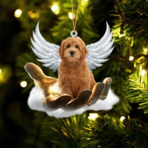 Goldendoodle(2) On The Hands Of Jesus Ornament,…