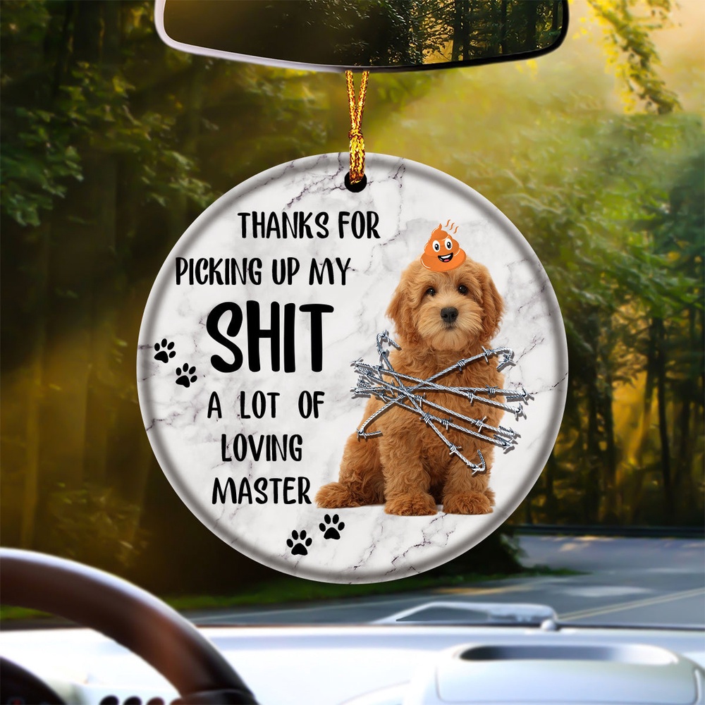 Goldendoodle A Lot Of Loving Master Ornament, Christmas Ornament, Dog Ornament, Xmas Dog Ornaments