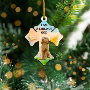 Goldendoodle Child Of God Ornament, Christmas Ornament,…