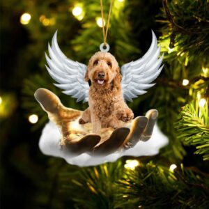 Goldendoodle On The Hands Of Jesus Ornament,…