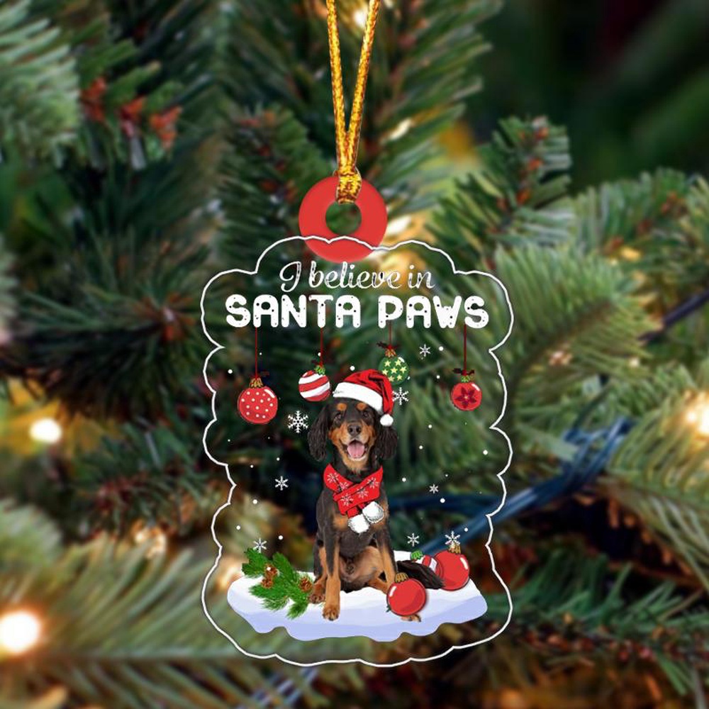 Gordon-Setter Christmas Ornament, Christmas Ornament, Dog Ornament, Xmas Dog Ornaments Gordon-Setter Christmas Ornament, Christmas Ornament, Dog Ornament, Xmas Dog Ornaments