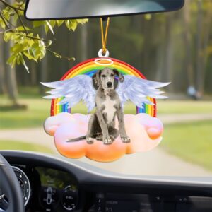 Great Dane With Angel Wings Memorial Ornament,…