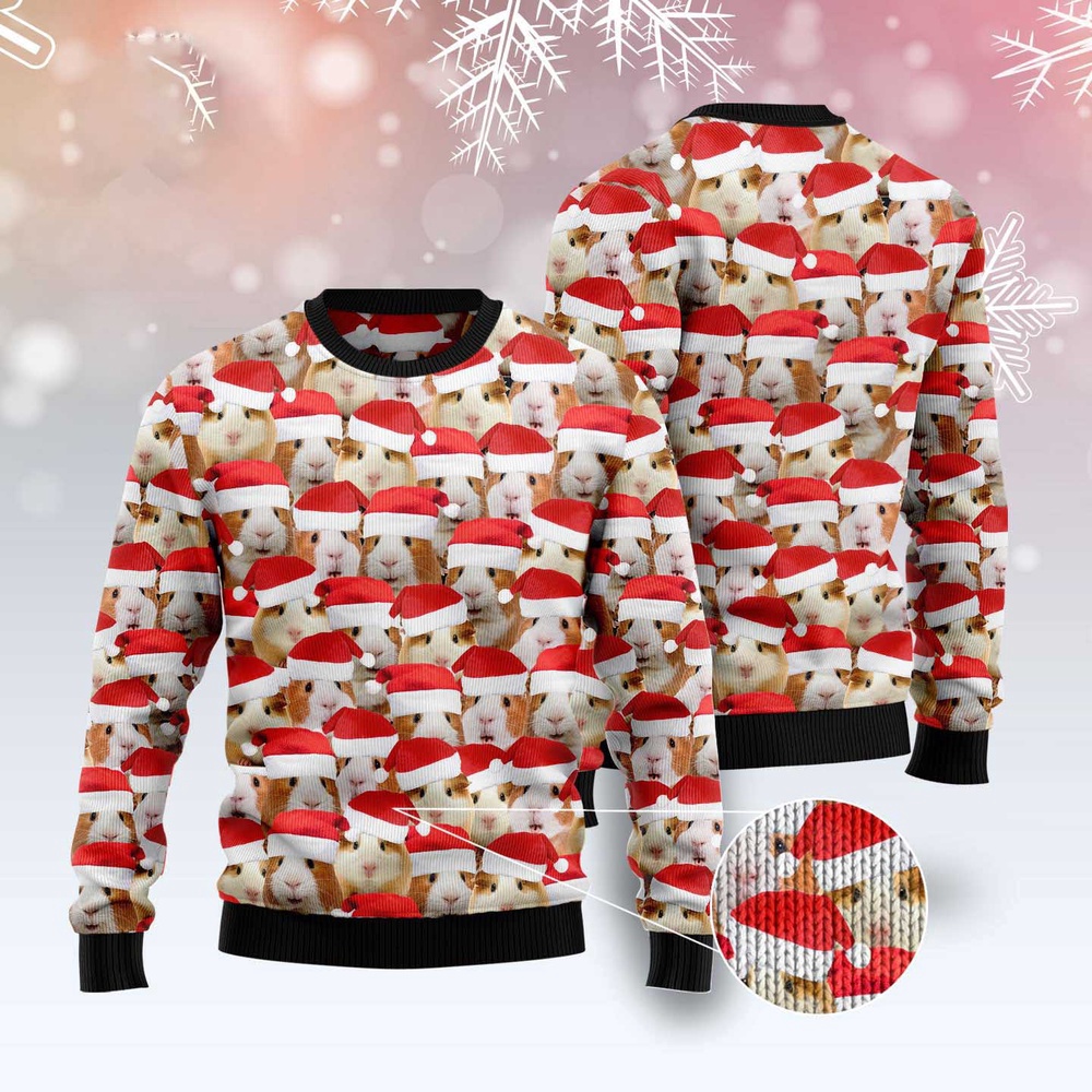 Guinea Pig Group Awesome Ugly Christmas Sweater, Christmas Sweater, Ugly Sweater, Funny Xmas Sweaters