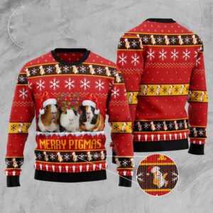 Guniea Pigmas Ugly Christmas Sweater, Christmas Sweater,…