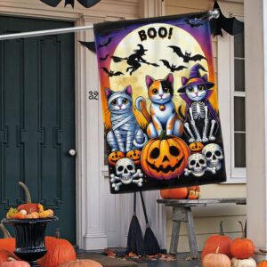 Halloween Black Cat Boo Spooky Pumpkin Flag Halloween Flag Halloween Garden Flags Halloween House Flags 1 vuw3iq.jpg