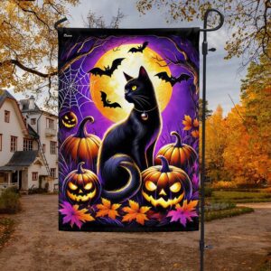 Halloween Black Cat Flag Halloween Flag Halloween Garden Flags Halloween House Flags 4 mmctsf.jpg