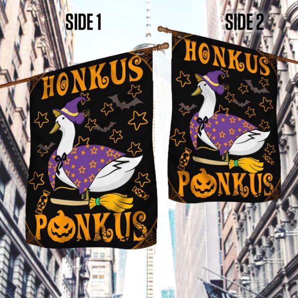 Halloween Honkus Ponkus Witch Duck Flag, Halloween Flag, Halloween Garden Flags, Halloween House Flags