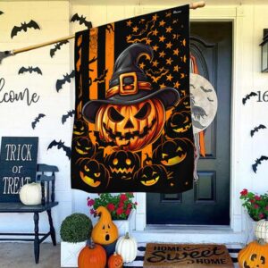 Halloween Pumpkin American Flag Halloween Flag Halloween Garden Flags Halloween House Flags 2 khlena.jpg