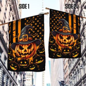 Halloween Pumpkin American Flag Halloween Flag Halloween Garden Flags Halloween House Flags 4 fw10cz.jpg