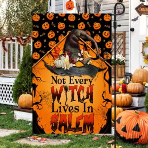 Halloween Witch Not Every Witch Lives in Salem Flag Halloween Flag Halloween Garden Flags Halloween House Flags 4 uoa2ww.jpg