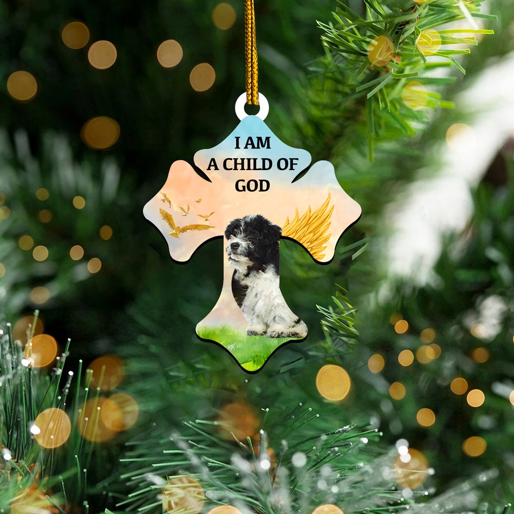 Havanese Child Of God Ornament, Christmas Ornament, Dog Ornament, Xmas Dog Ornaments