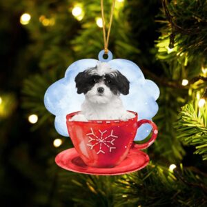 Havanese On The Cup Christmas Ornament, Christmas…