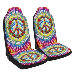 Hippie Peace Sign Christmas Imagine All The…