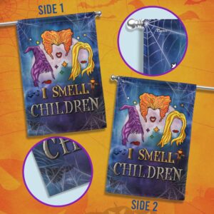 Hocus Pocus I Smell Children Halloween Three Witches Flag Halloween Flag Halloween Garden Flags Halloween House Flags 3 u18enh.jpg