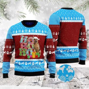 Hohoho German Shepherd Ugly Christmas Sweater, Christmas…