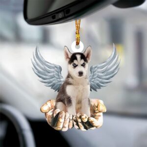 Husky Angel Dog Memorial Ornament, Christmas Ornament,…